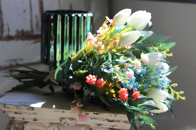 Hedina, bukiet z tulipanami, wys.43cm