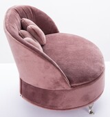 szkatułka / puzderko Florencja Chair Pink, wym.14x21.5x16cm