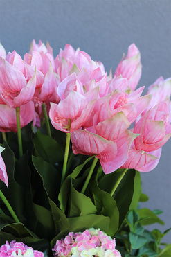 Medinilla Fiberglass 2, podłogowa dekoracja kwiatowa, wys.138cm