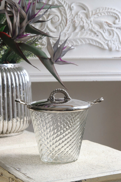 Glamour Spring Greta, kryształowy cooler pojemnik na lód, wym.15x17x23cm