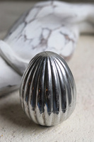 OD RĘKI Easter Silver, dekoracja wielkanocna figurka jajo jajko, wys.10cm