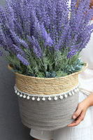 Lawendowe Pole, kompozycja z wrzośców w koszu