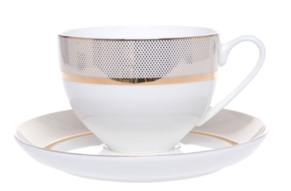 OD RĘKI  komplet obiadowy dla 6 osób, 30 elementów, Golden Delia I 