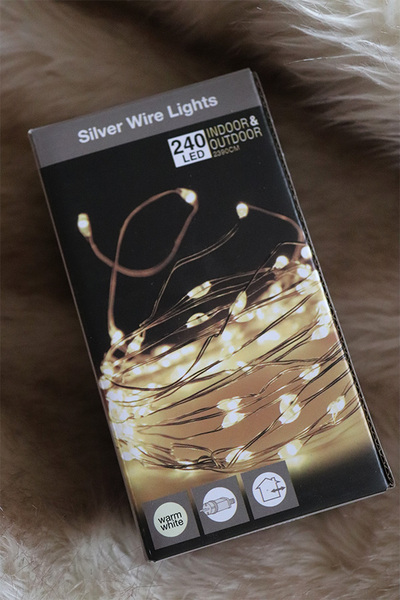 zewnętrzne lampki / światełka, Silver Wire