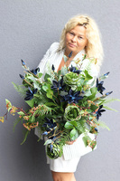 Black Geria Volcan, nowoczesna kompozycja nagrobna