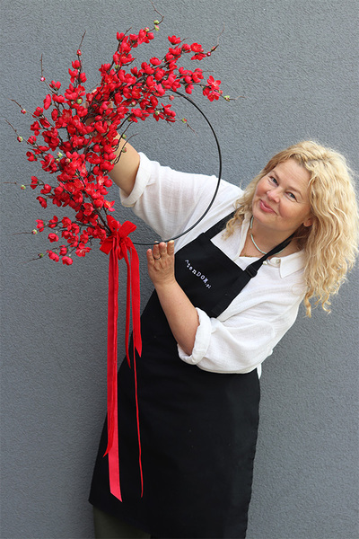 Sakura Subtelle Rich, wiosenny wianek na obręczy