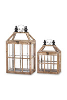 Colette drewniany lampion latarenka