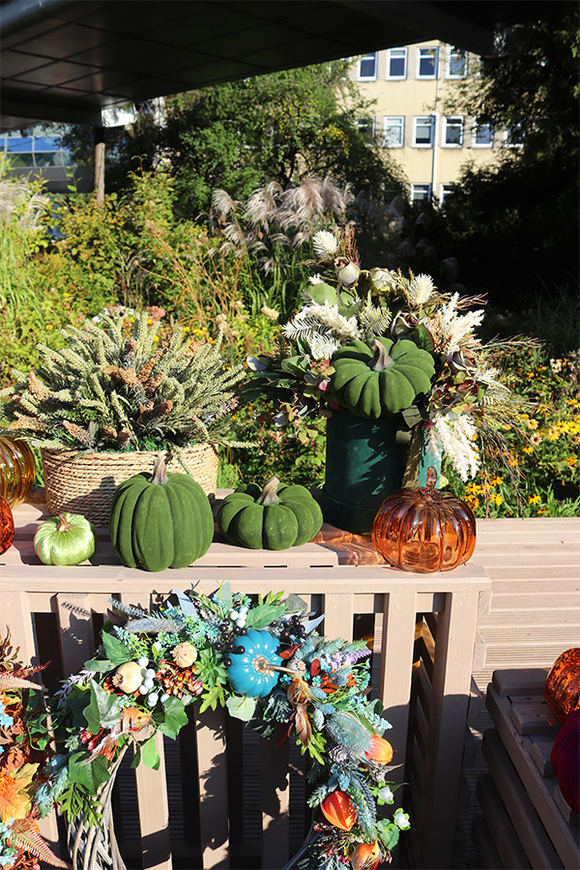  Autumn Mood Green, welurowy flowerbox jesienny