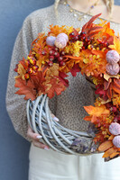 Zalissa, asymetryczny jesienny wianek