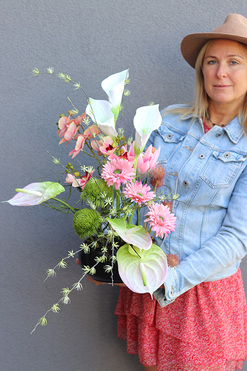 Loreta, nowoczesny dekoracja nagrobna w misie, wym.60x30x45cm