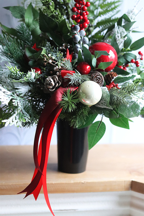 Angelo Winter Time, bukiet nagrobny we wkładzie