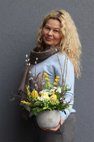 Easter Egg, stroik wielkanocny z kurczaczkiem