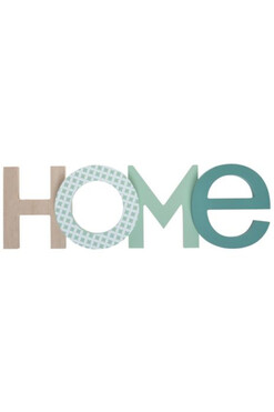 Home C, napis drewniany dekoracyjny, wym.12x38cm