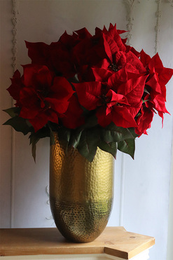 Gwiazda Betlejemska Carrington, wysokiej jakości sztuczna roślina, wys.82cm