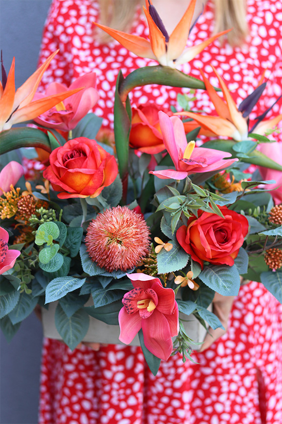 Pomarańczarnia, dekoracja nagrobna w donicy