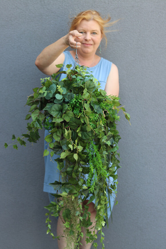 Green Moni, zielona kompozycja wisząca