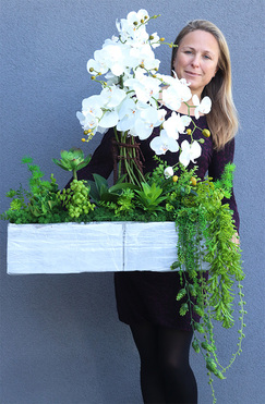 dekoracja ze storczyków Orchidena, wys.70cm 