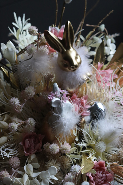 Goldera, wielkanocny stroik w pucharze