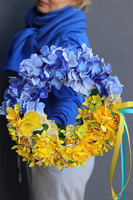 wianek na drzwi z hortensją, Ukraina