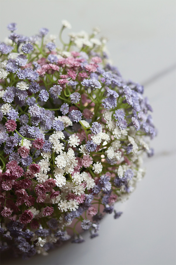 Kaszka Pastelowa Glass, kompozycja kwiatowa w szkle