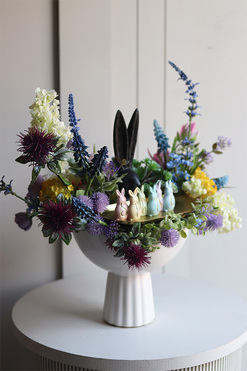 Sweet Easter, stroik wielkanocny w pucharze, wym.40x40x20cm