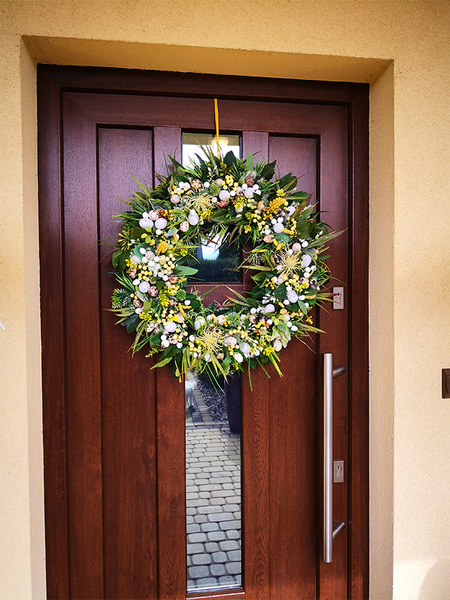 dekoracyjny wianek wielkanocny Naturalna Wiosna