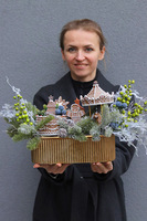 Piernikowy Jarmark, świąteczny stroik z karuzelą