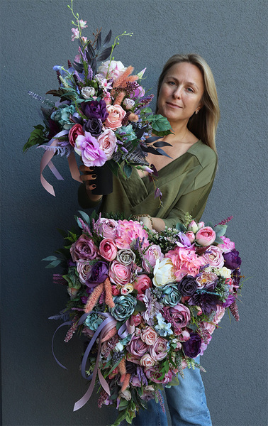 Delania Serenada, bogata wiązanka nagrobna