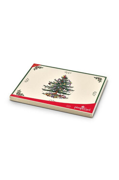 Świąteczna Choinka, podkładki korkowe, duże, 4szt