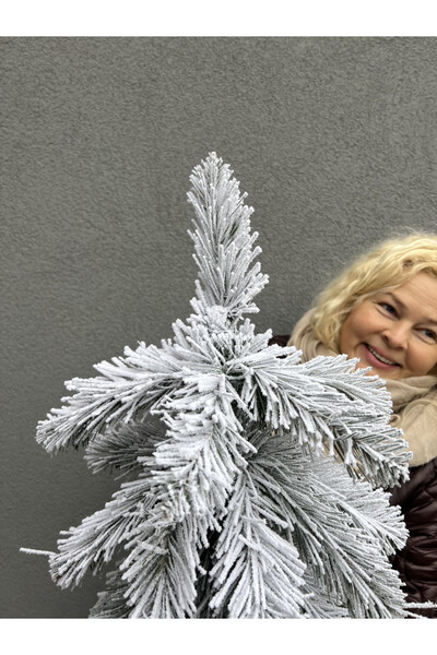 Snow Pines A, dekoracyjna choinka sztuczna w jucie