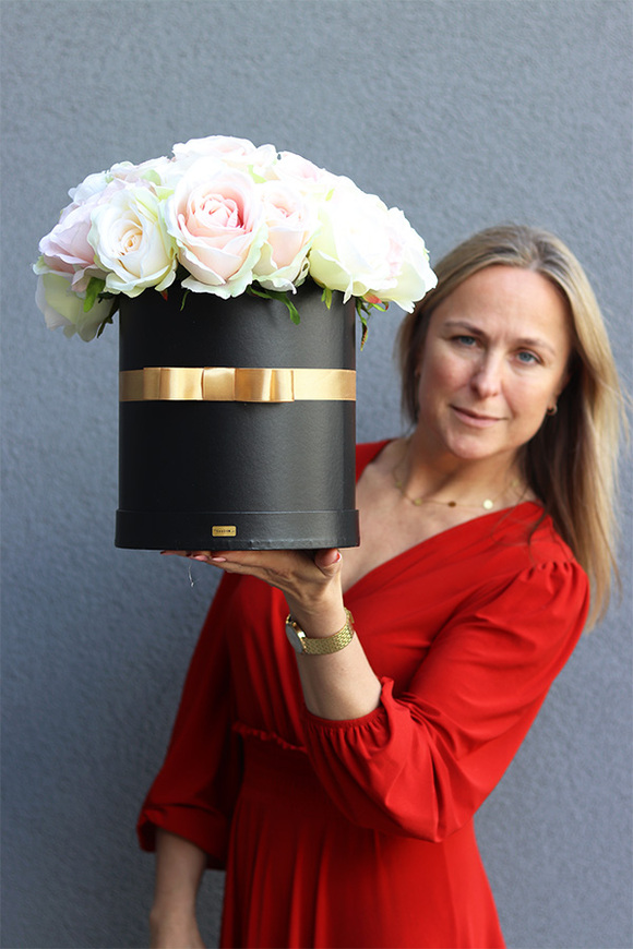 Gerfitta Roses, flowerbox z różami