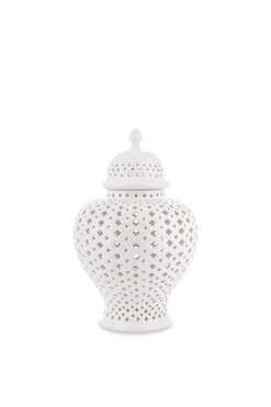 Rijad, amfora pojemnik z pokrywką, wym.37x23cm