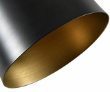 Modern Black lampa sufitowa regulowana