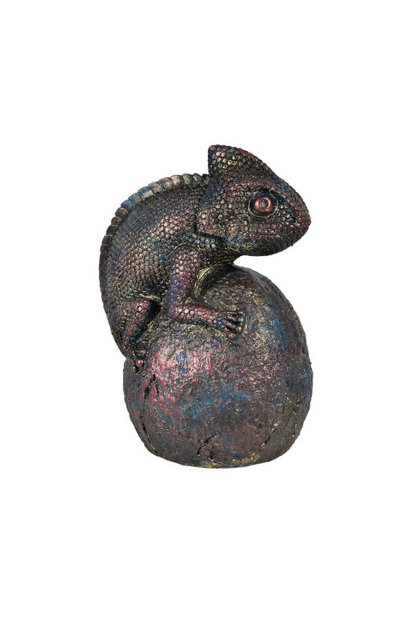 Blue Moon Kameleon, figurka dekoracyjna jaszczurka