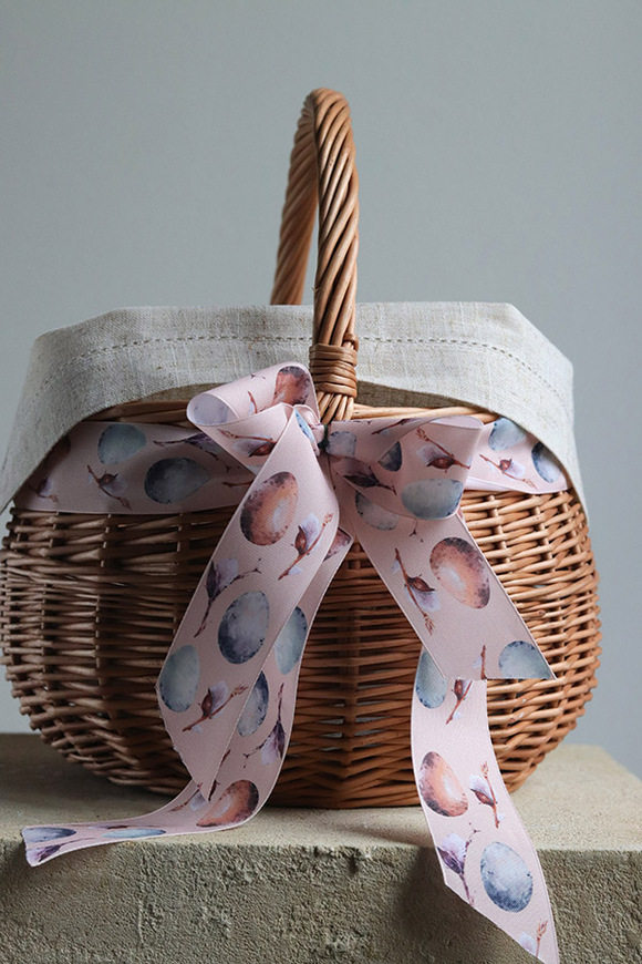 Pisankovo, brązowy koszyczek wielkanocny