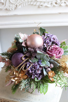 Fioletowa Victoria, świąteczny flowerbox