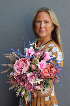 flowerbox dekoracyjny, Wrzosy Moko, wys.35cm