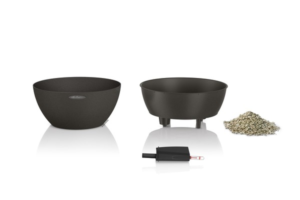 Cubeto Stone, doniczka z nawadnianiem