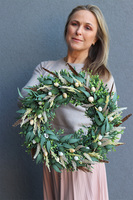 Wielkanocna Grzęda, wiosenny wianek na drzwi