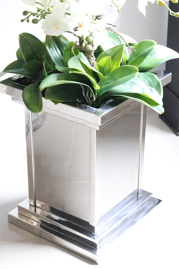 Excelsior Royal, ekskluzywny storczyk podłogowy w metalowej donicy