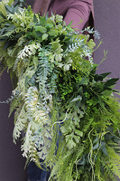 Veronea, girlanda z zielonych zwisających pędów, dł.100cm