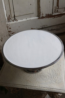 patera Glamour ze srebrnym rantem, śr.30cm