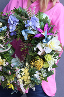 Kolorowa Kraina, wiosenny wianek dekoracyjny