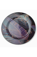 Summer Jungle, ozdobny podtalerz ze wzorem, śr.33cm