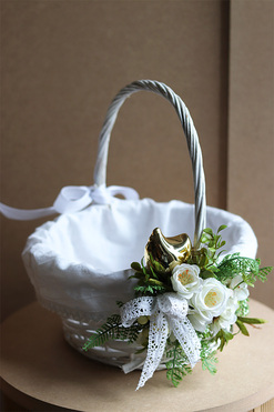 Lossa 2, dekorowany koszyczek wielkanocny, wys.31cm