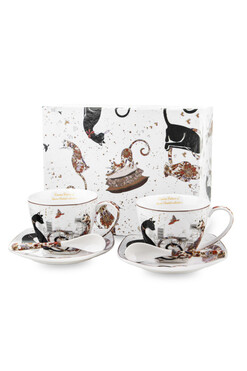 Catz, komplet filiżanek na prezent, 2szt. poj.250ml