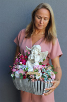 Angelo Relania 2, kompozycja nagrobna z aniołem