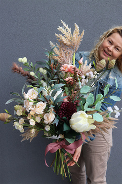 Boho Heria, bukiet do wazonu, wys.70cm