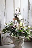 Angelo Garden Gerda, kompozycja nagrobna ze srebrnym lampionem, wys.65cm