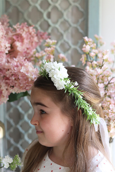 Aude, komunijny wianek na głowę